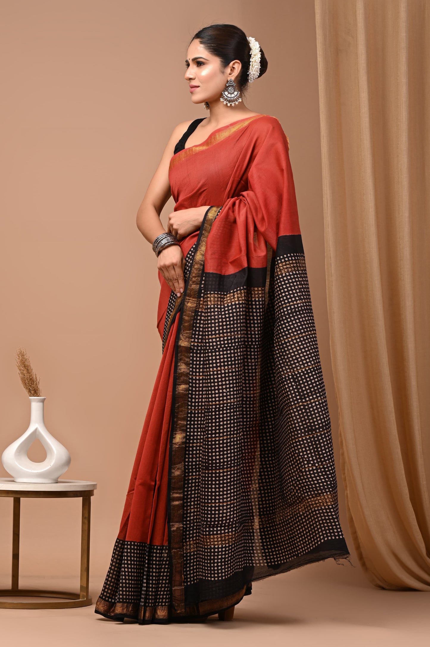 Maheshwari silk saree