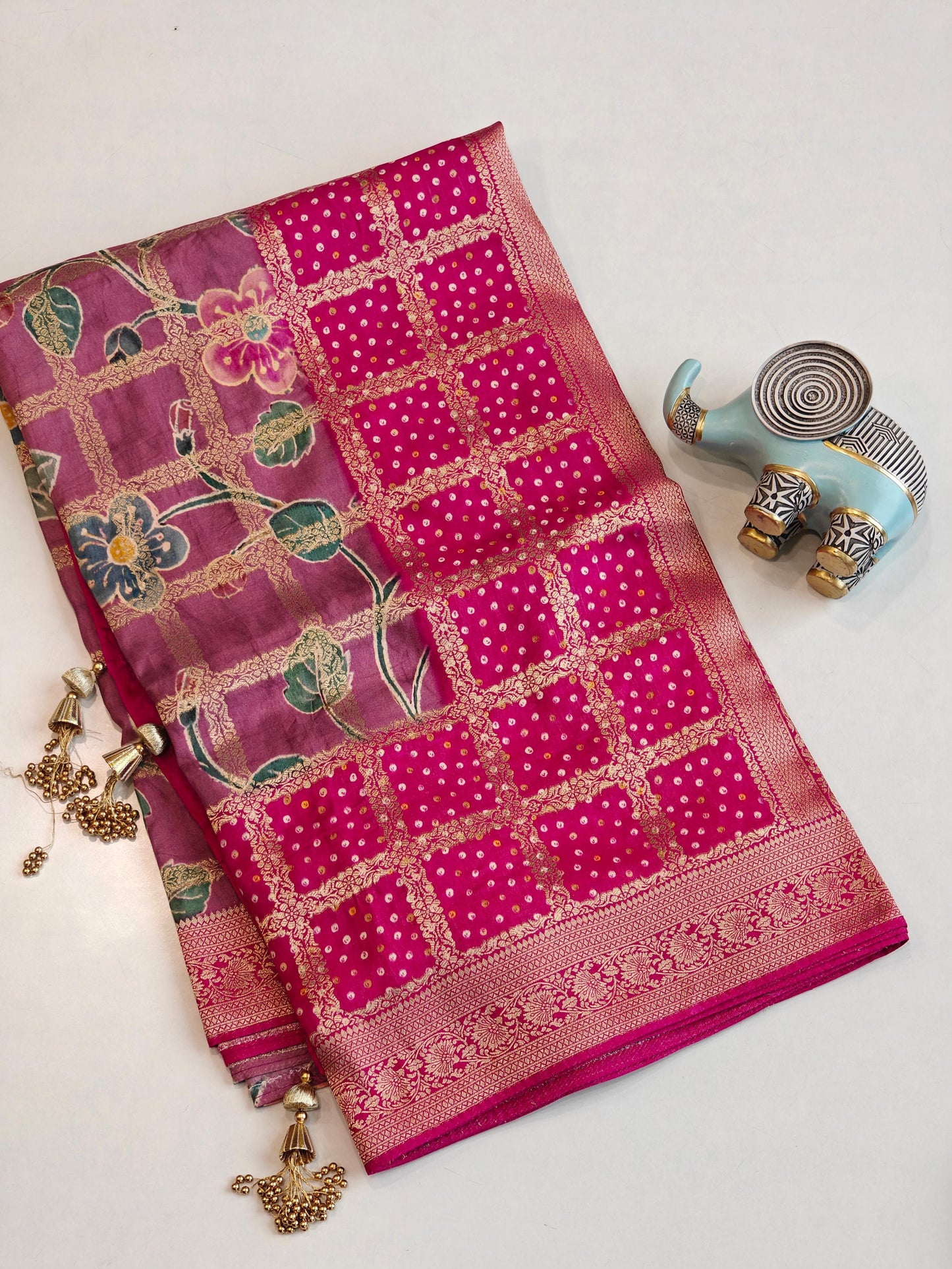 Pure Viscose Dola Silk Saree