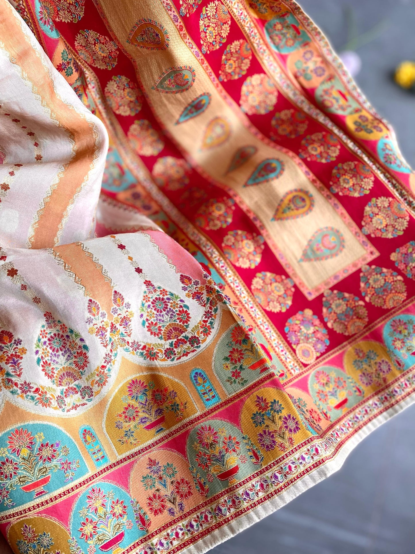 Pure Moonga silk saree