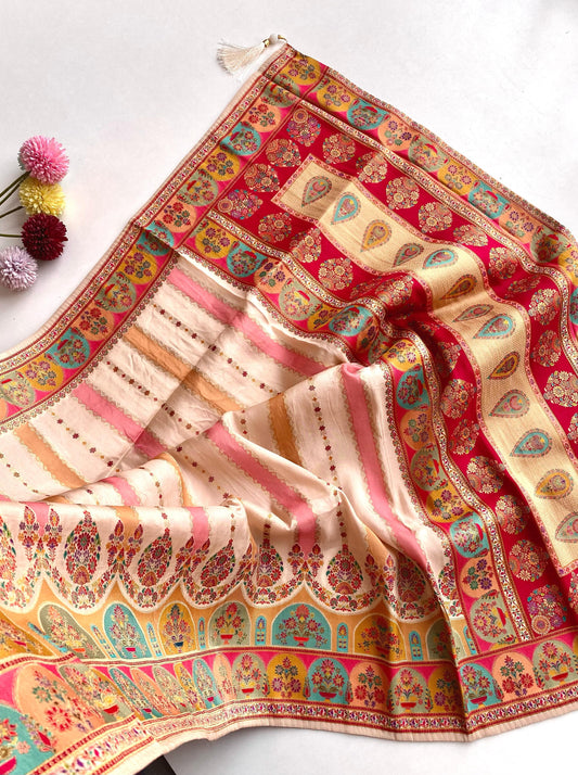 Pure Moonga silk saree